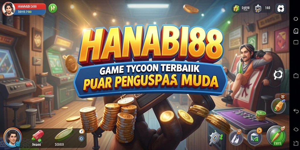 Tampilan screenshot utama HANABI88 yang menampilkan gameplay Tycoon yang seru.